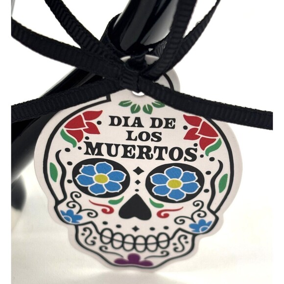 Blue‎ Sky Clayworks Coffee Mug Halloween Day of the Dead Sugar Skull NWT 20oz - Picture 8 of 16
